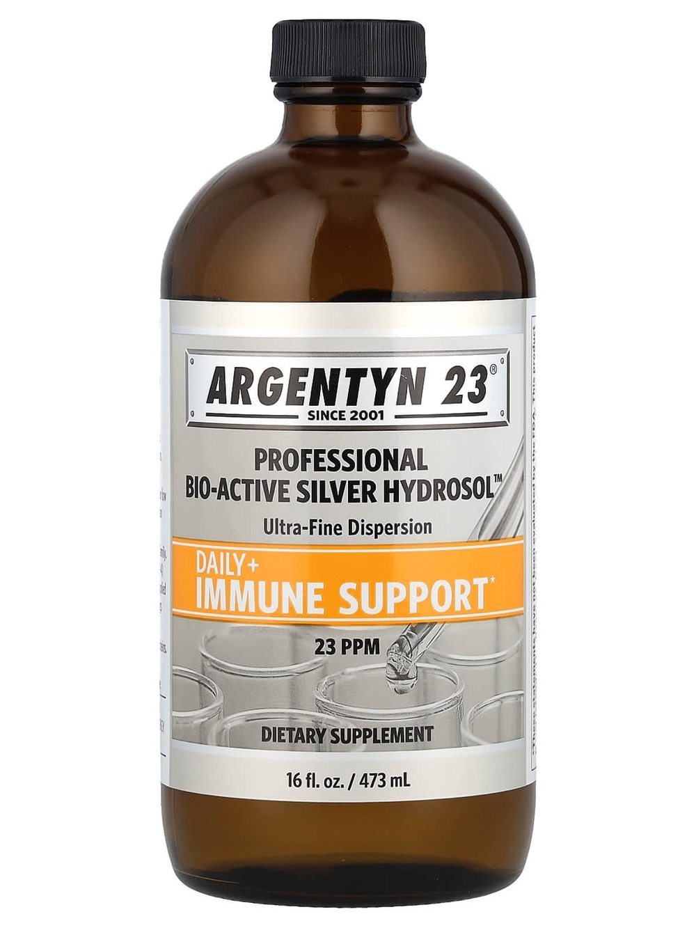Argentyn 23®, Professional Bio-Active Silver Hydrosol™, 23 PPM, 16 fl oz (473 ml